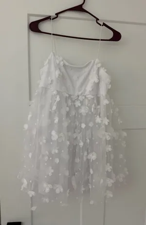 Altar'd State Dress White thumbnail 1