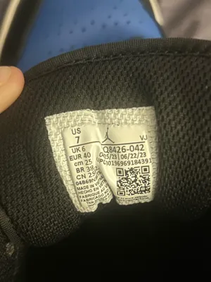 Jordan 1 Mid 'Black Blue' sneakers thumbnail 9