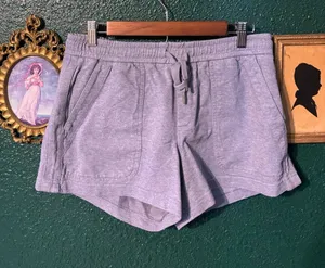 Athleta FARALLON Blue Shorts Size 8 Heathered 4” thumbnail 1