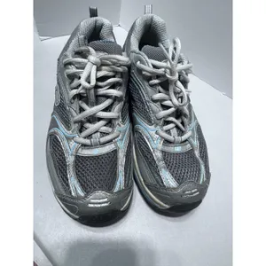 Skechers Shape-ups Womens 7 Silver Blue Rocker Bottom Walking Tennis Shoes Y2K thumbnail 2