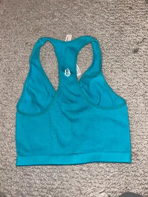 Free People Movement Tank Top Teal Green Blue thumbnail 4