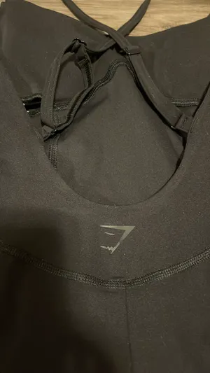 Gymshark Black Strappy All in One xs thumbnail 5