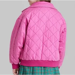 Wild Fable Women's Oversized Woven Quilted Bomber Jacket Size Small thumbnail 2