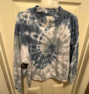 American Eagle Tie Dye oversized Sweatshirt. thumbnail 1