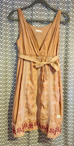 Odd Molly | Sleeveless Embroidered Boho Dress, size 1 (Small) thumbnail 1