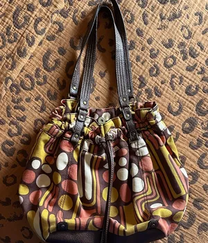 Stylish Multicolor Women's Tote Bag Yellow thumbnail 1