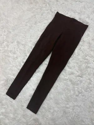 Aritzia homestretch Basic High-Waist Solid Leggings - Dark Brown thumbnail 1