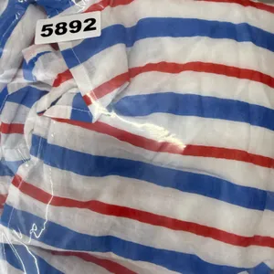Olivia James the‎ Label blue and red striped dress size small thumbnail 6