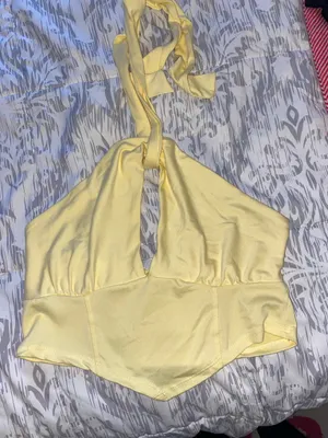 Marshalls Yellow halter top thumbnail 1