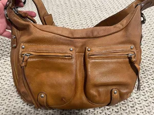 Tignanella Camel Leather bag thumbnail 6