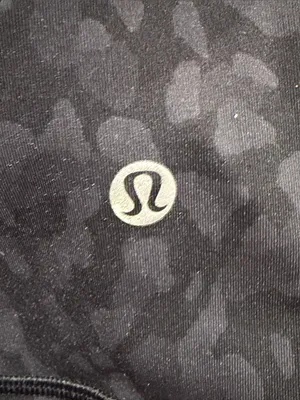 lululemon athletica align Black Tonal Animal Print Leggings 12 thumbnail 4