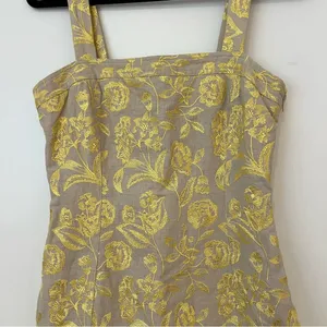 Tularosa Soree Dress in Yellow Floral thumbnail 3