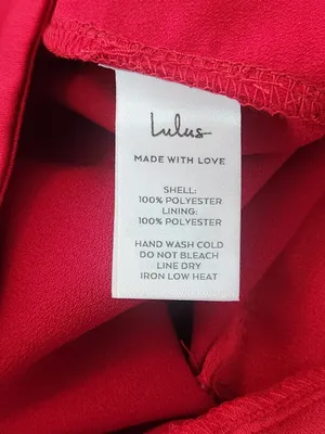 Lulus Red Satin Wide Leg Pants Size Medium NWT thumbnail 7