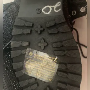 Combat Boots Black Size 8.5 thumbnail 3