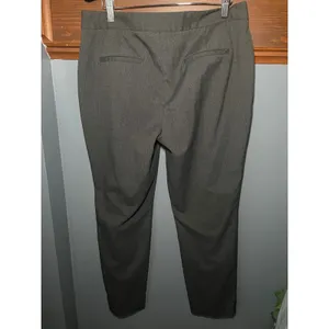 Zara Basic Collection Grey Glen Plaid Tapered Dress Pants Womens Size 8 thumbnail 4