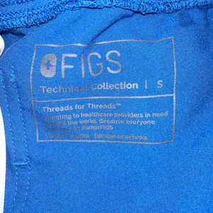 FIGS Zamora Technical Collection Scrub Pants Jogger Style Drawstring Blue Size S thumbnail 2