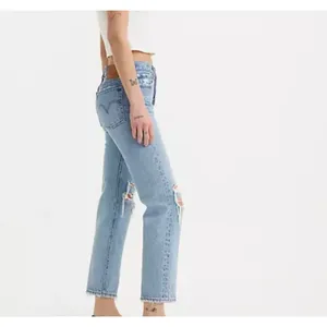 Levi's Premium WEDGIE STRAIGHT FIT WOMEN'S JEANS 34x26 LIght Wash Probably Ok thumbnail 4