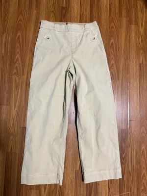 Spanx Stretch Twill High Rise Cropped Wide Leg Pant Size Medium. thumbnail 2