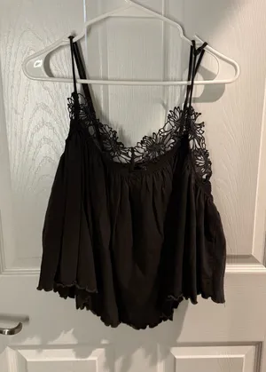 Free people lace flowy tank thumbnail 1