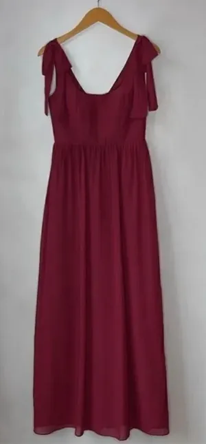 REVELRY BOWIE Bridesmaid Dress in Wine Size 2 thumbnail 1