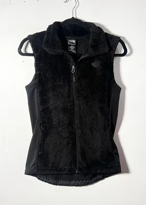 The North Face Osito Fleece Vest Women's Small Black Full Zip thumbnail 1