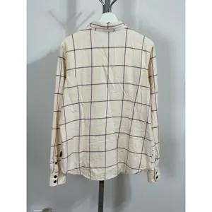 Patagonia Button Down Shirt Women's Flannel Plaid Long Sleeve Casual Size L thumbnail 6