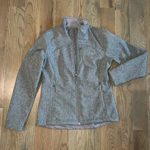 The North Face Women's Apex Bionic Soft Shell Full Zip Jacket Size M Grey thumbnail 1