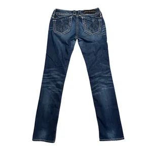 Rock‎ Revival Adele Straight Jeans Womens 28 Blue Excellent Embellished thumbnail 4