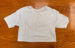 ☀️Fabletics White Long Sleeve women’s Tee thumbnail 1