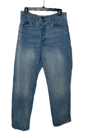 Madewell The Dad Jeans Blue Classic Relaxed Straight Size 28 Tailored Waist thumbnail 1
