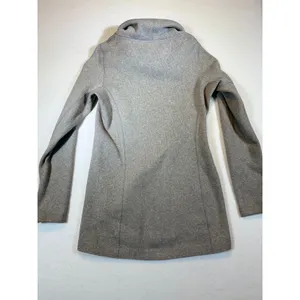 Arc'teryx Desira Tunic Cowl Turtleneck Fleece Heather Grey thumbnail 2