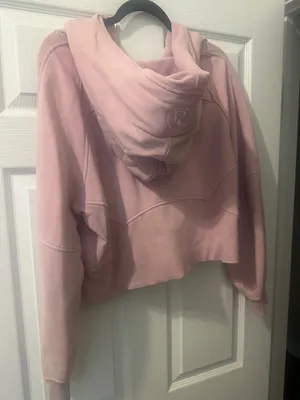 Pink Lululemon Scuba Hoodie Cropped thumbnail 2