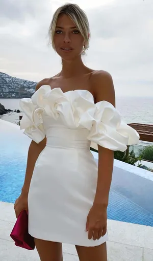 Post Meridiem Meringue Mini Dress thumbnail 1