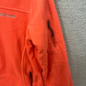 Columbia Jacket Womens S Orange Full Zip Long Sleeve Fleece Jacket Warm Soft‎ thumbnail 6