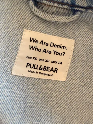 Pull&Bear Light Blue Cropped Denim Jacket Size XS thumbnail 5