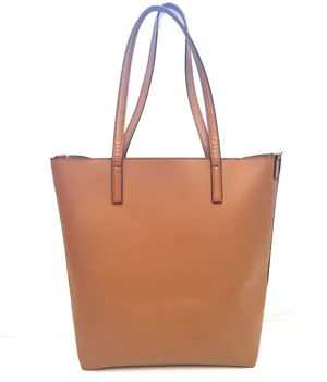 Michael Kors Camel Tan Saffiano Leather Haley Large Tote Bag Purse thumbnail 3