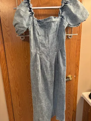 Mika & Gala Denim midi dress thumbnail 2
