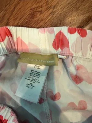Pottery Barn Teen 100% Cotton Multi-Color Heart Two Piece Pajama Set thumbnail 5