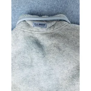 Vintage Eddie Bauer Vest Womens Tan Sherpa ‎ Fleece Full Zip Medium Polartec thumbnail 9