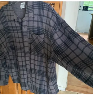 Pink Boyfriend Flannel Jacket thumbnail 3