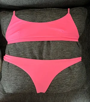 Bright Swimwear Bikini Set Pink thumbnail 1