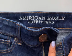 American Eagle High Waisted Jean Shorts thumbnail 4