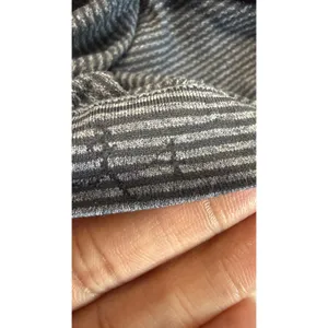 Lululemon Swiftly Tech Racerback Tank Top Black Grey Striped Size 4 thumbnail 4