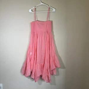 J. Crew Cotton Voile Beach Dress, Bow‎ Front, Coral Pink CoverUp Medium BU441 thumbnail 7
