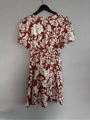 Cupshe • Mini Dress • Always & Forever • Floral Print • Orange • Small thumbnail 10
