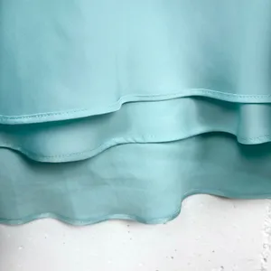 French Connection Oona Satin Strapless Midi Dress Pastel Turquoise Size Medium thumbnail 13