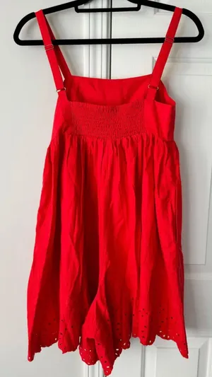 Maeve Sleeveless Eyelet Romper, Size XS thumbnail 7