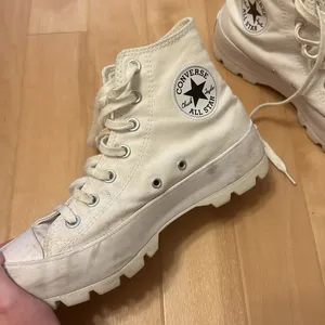 Converse White  Hightop Platforms thumbnail 3