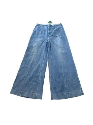 Halara Flex™ High Waisted Pockets Washed Casual Wide Leg Jeans Size Large Tall thumbnail 3