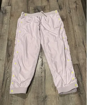 Starter Black Label‎ Women's Purple Snap Button Track Pants XL thumbnail 1